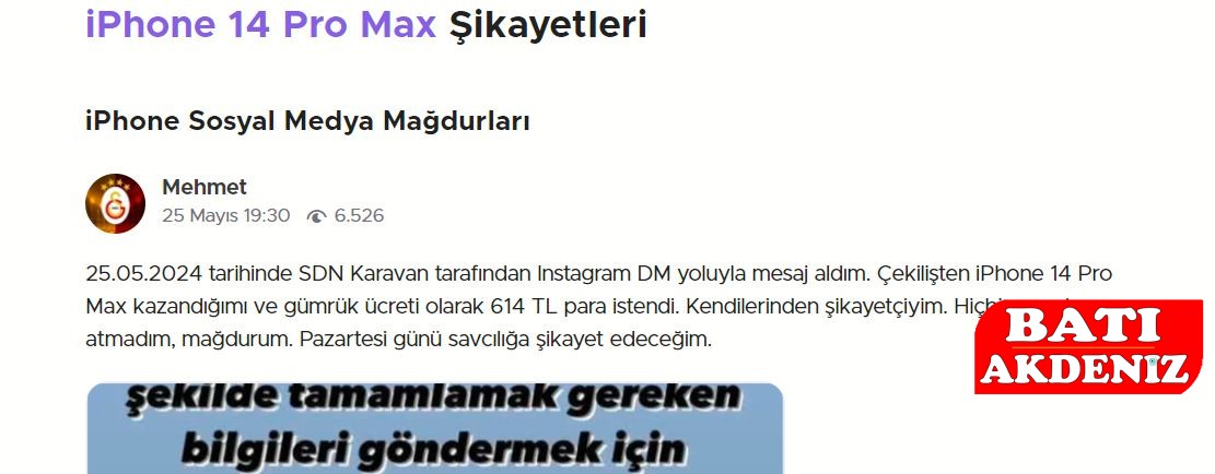 Sdn Karavan Çekiliş