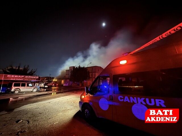 Adana'da Mobilyacılar Sitesi'ndeki yangında 6 iş yeri hasar gördü