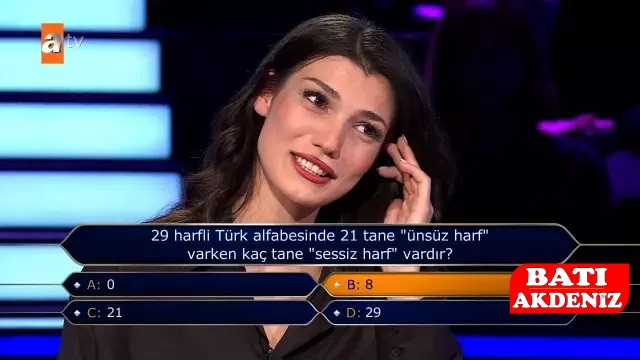 Cevabi Sorunun Icindeydi Yarismacinin Milyoner