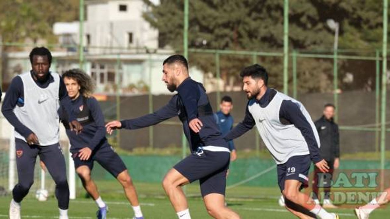 Hatayspor, Adana Demirspor maçı hazırlıklarına devam etti