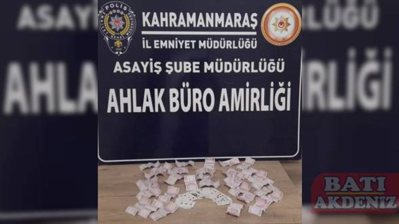 Kahramanmaraş'ta kumar oynayan 4 kişiye 7 bin 276 lira ceza verildi