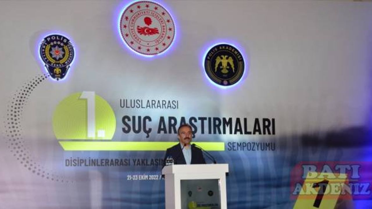 1. Uluslararası Suç Araştırmaları Sempozyumu Antalya'da başladı