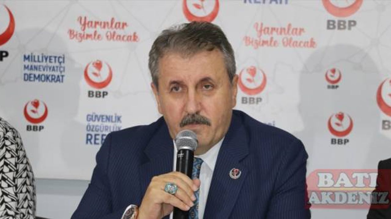 BBP Genel Başkanı Destici, Adana İl İstişare Toplantısı'nda konuştu: