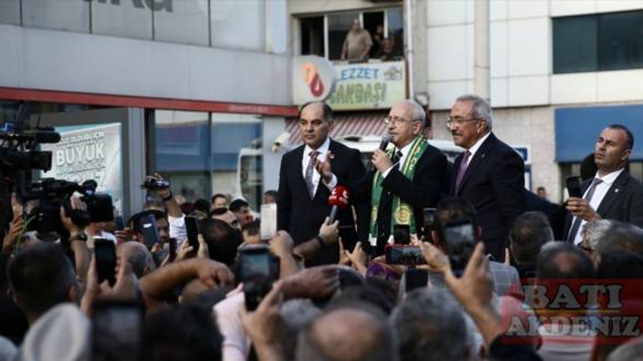 CHP Genel Başkanı Kılıçdaroğlu, Osmaniye'de esnafı ziyaret etti: