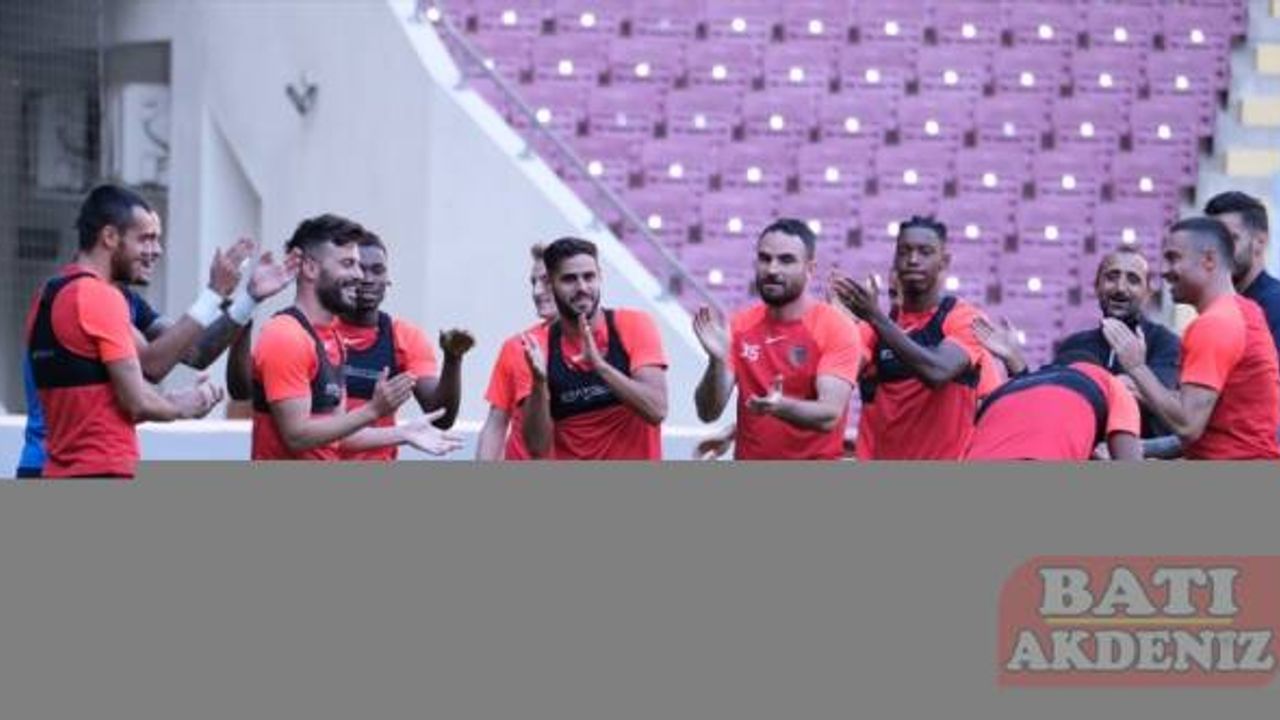 Hatayspor, Alanyaspor maçının hazırlıklarını tamamladı