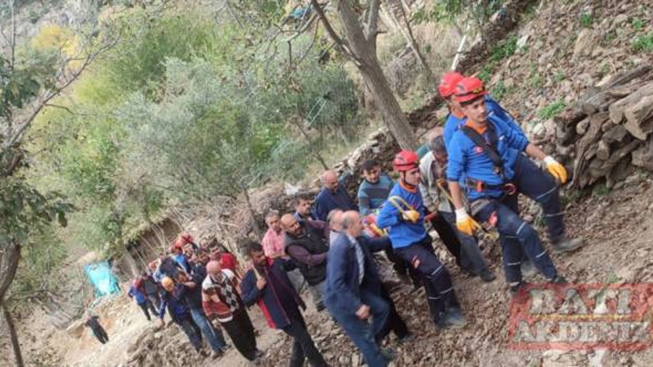 Kahramanmaraş'ta zeytin toplarken uçuruma yuvarlanan kişi hayatını kaybetti