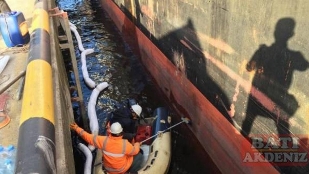 Körfez'i kirleten gemiye 5 milyon 122 bin 793 lira ceza