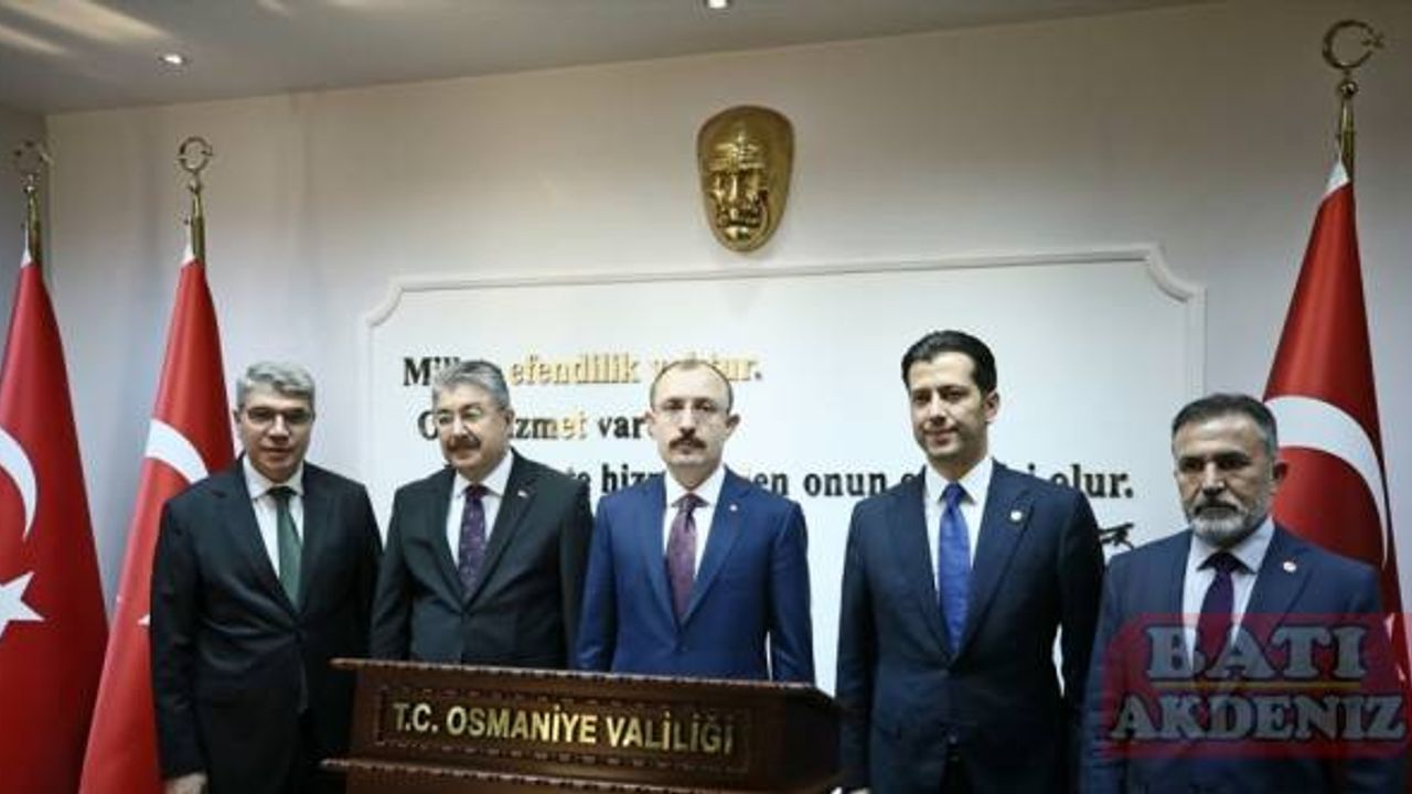 Ticaret Bakanı Mehmet Muş, Osmaniye'de ziyaretlerde bulundu