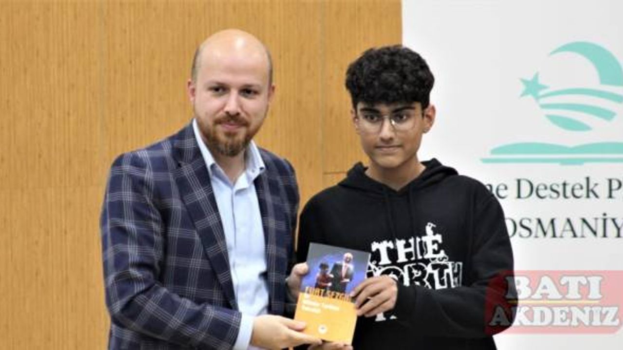 TÜGVA Yüksek İstişare Kurulu Üyesi Bilal Erdoğan, Osmaniye'de gençlerle buluştu: