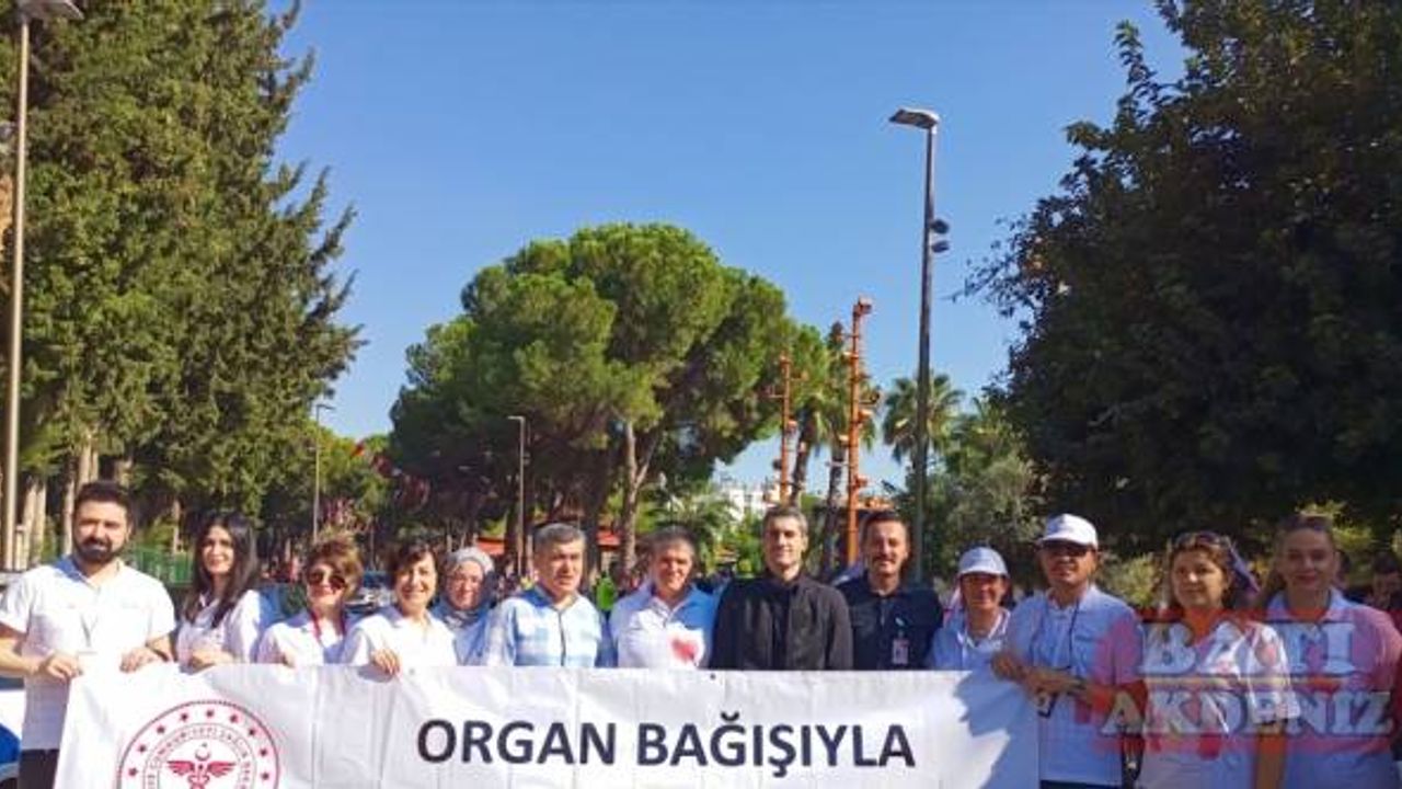 Antalya'da Organ Bağışı Haftası dolayısıyla motosikletli kortej düzenlendi