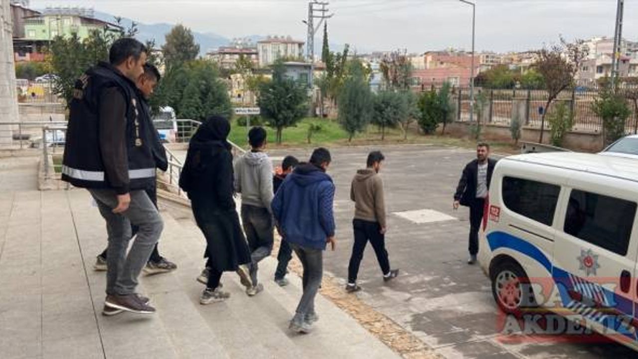 Hatay'da yurda yasa dışı yollarla giren 19 Suriyeli yakalandı