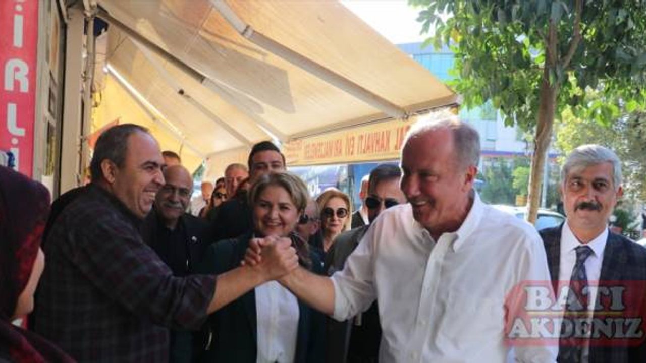 Memleket Partisi Genel Başkanı İnce, Osmaniye'de konuştu: