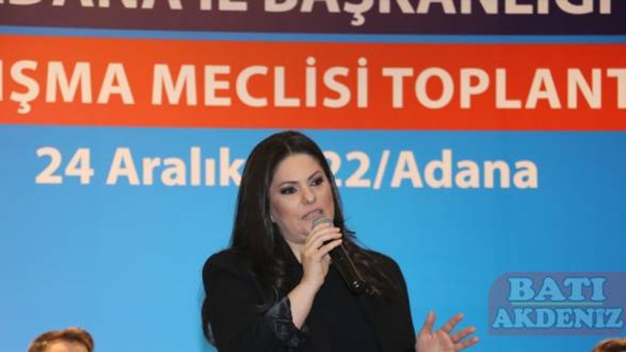 AK Parti Genel Başkan Yardımcısı Jülide Sarıeroğlu, Adana'da konuştu: