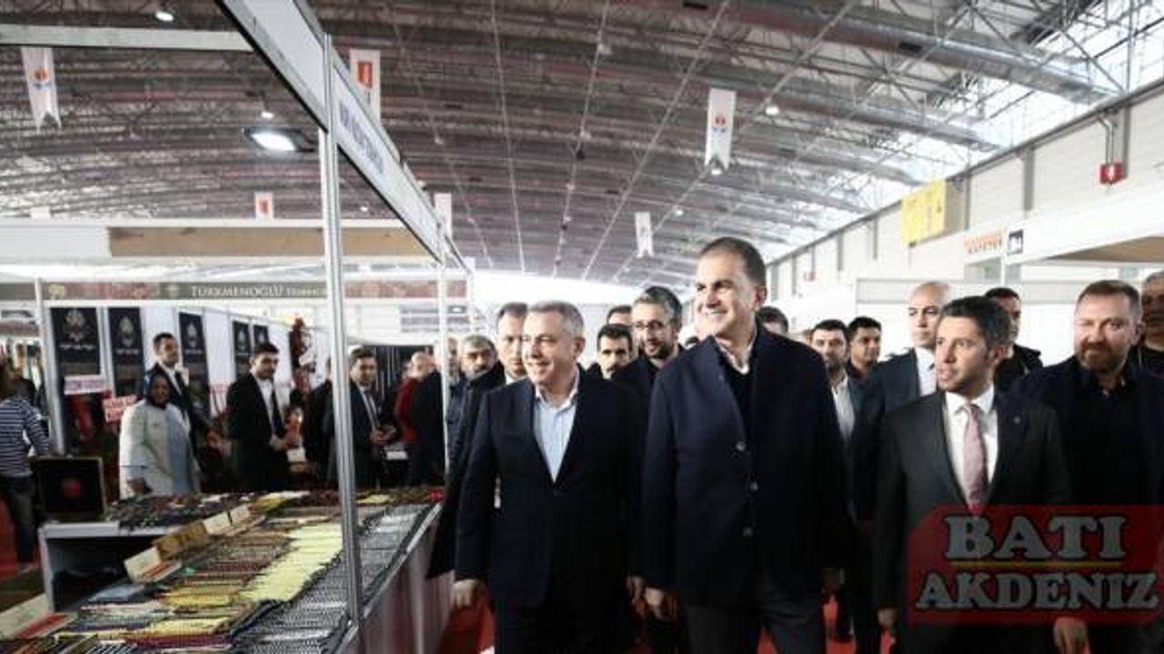AK Parti Sözcüsü Çelik, Adana'da "Tesbih ve Doğal Taşlar Fuarı"nı ziyaret etti