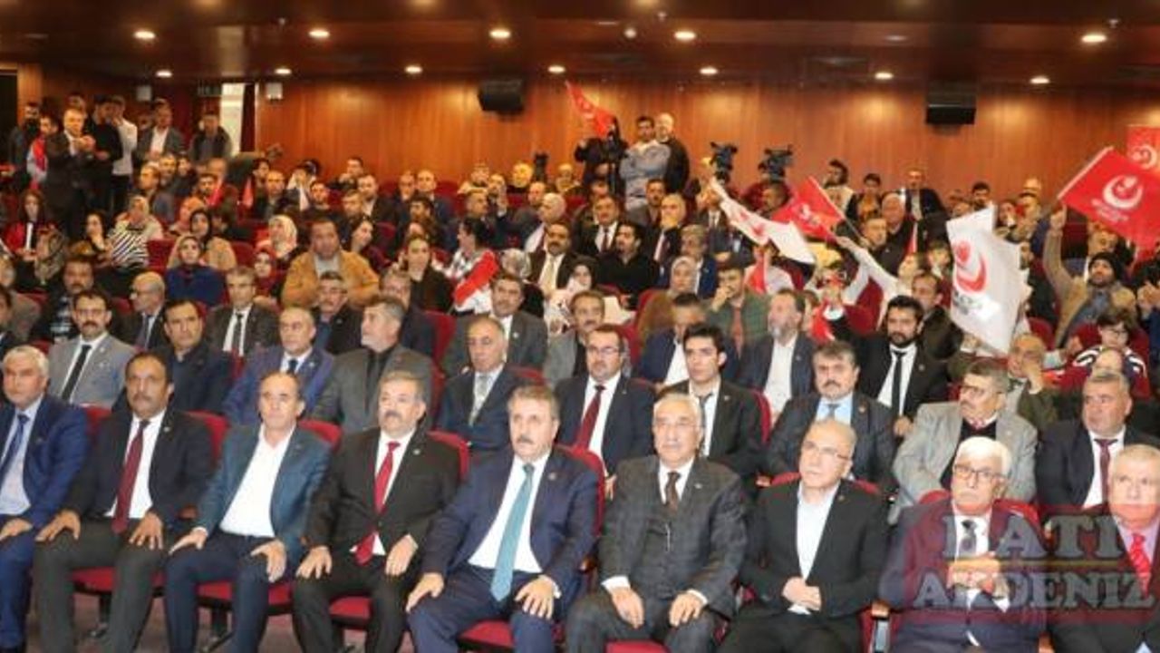 BBP Genel Başkanı Mustafa Destici, partisinin Adana İl Kongresi'nde konuştu: