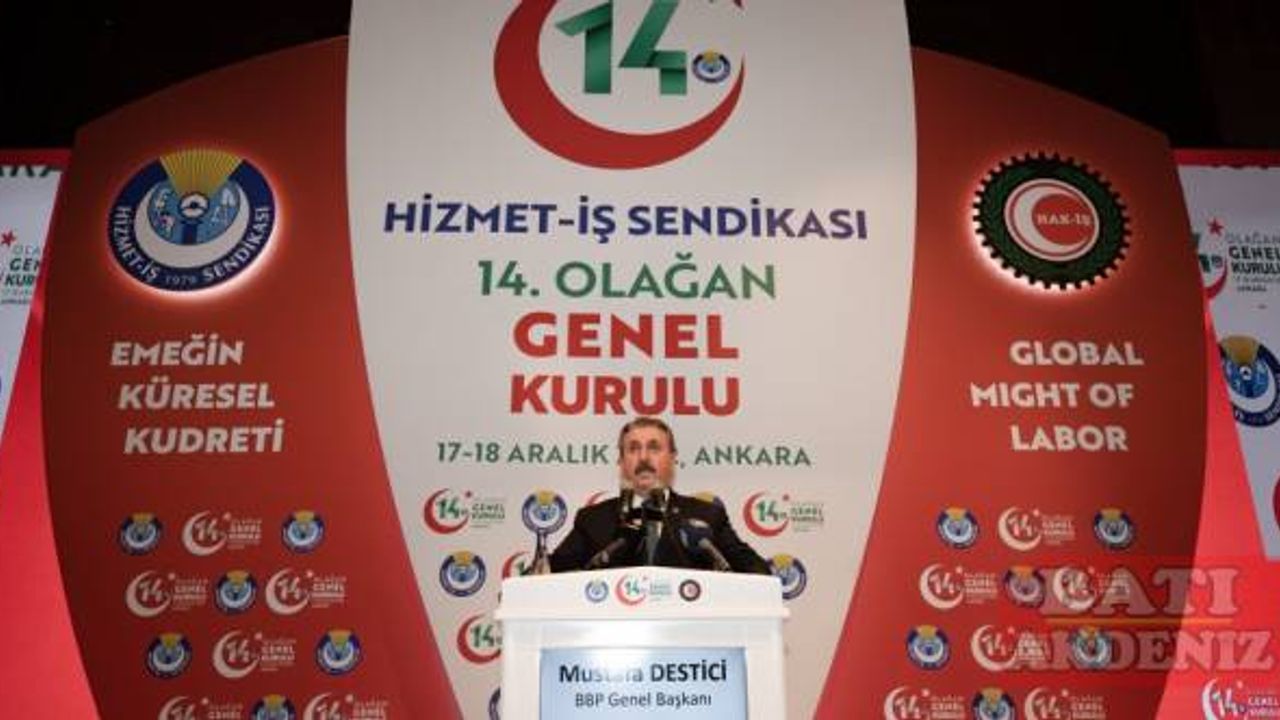 HAK-İŞ Genel Başkanı Arslan gelir vergisinin yüzde 10'a sabitlenmesini istedi: