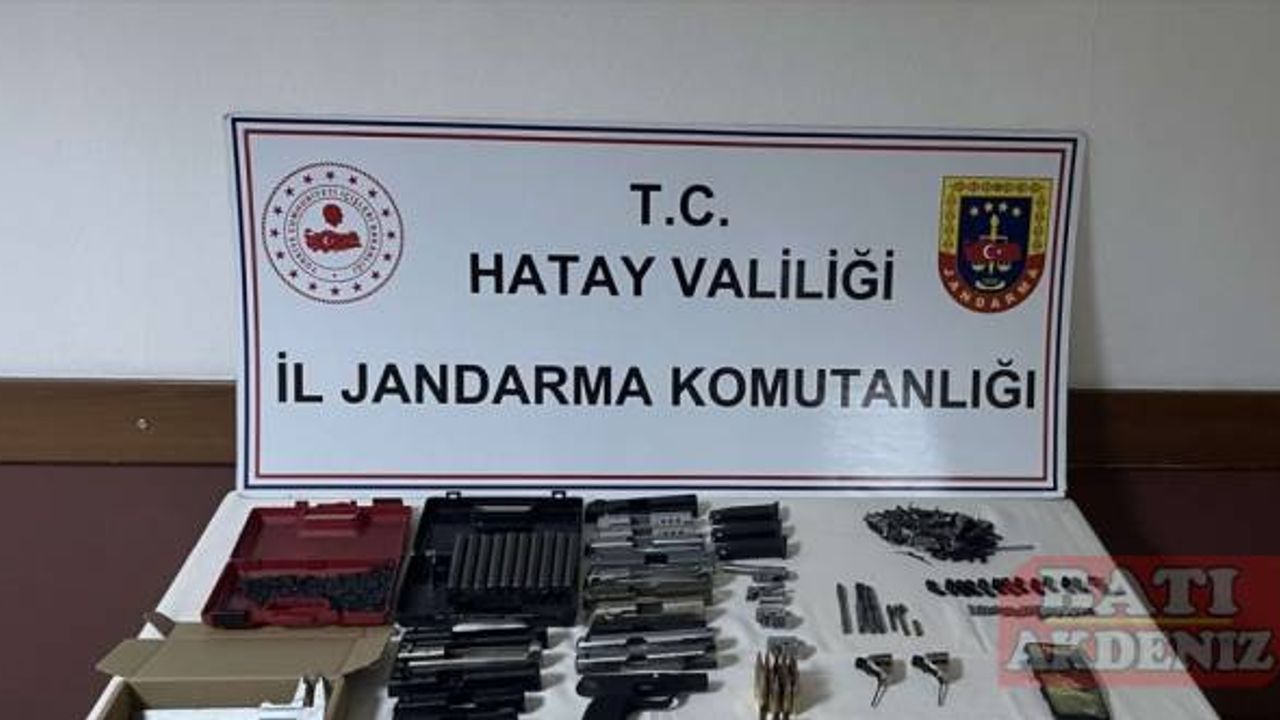 Hatay'da kaçak silah imalatı iddiasıyla bir zanlı yakalandı