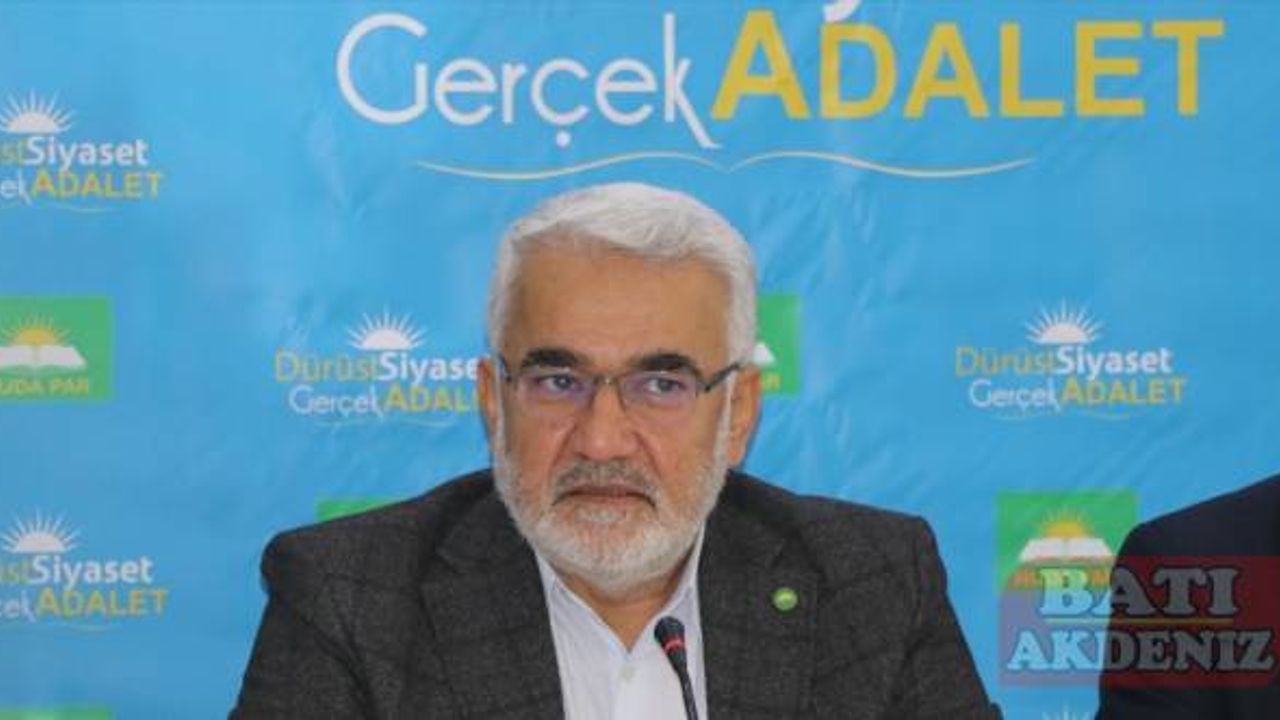 HÜDA PAR Genel Başkanı Yapıcıoğlu, Adana'da konuştu: