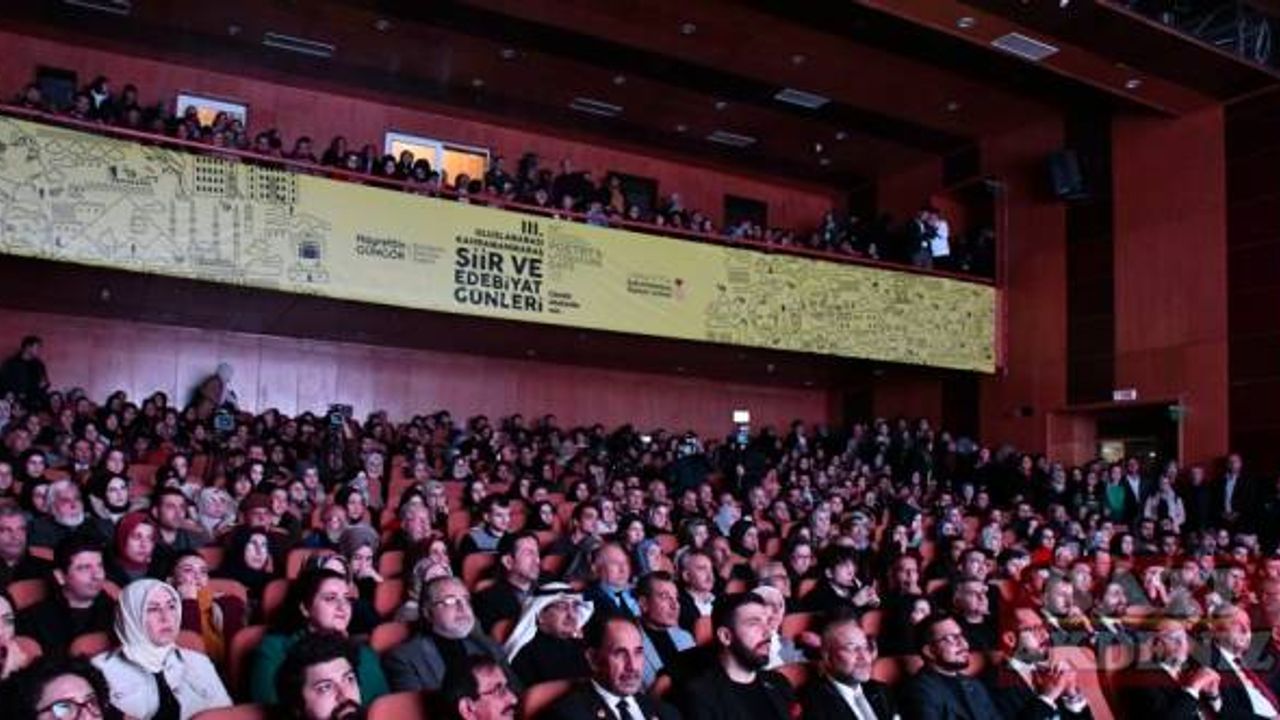 Kahramanmaraş'ta 3. Uluslararası Şiir ve Edebiyat Günleri başladı