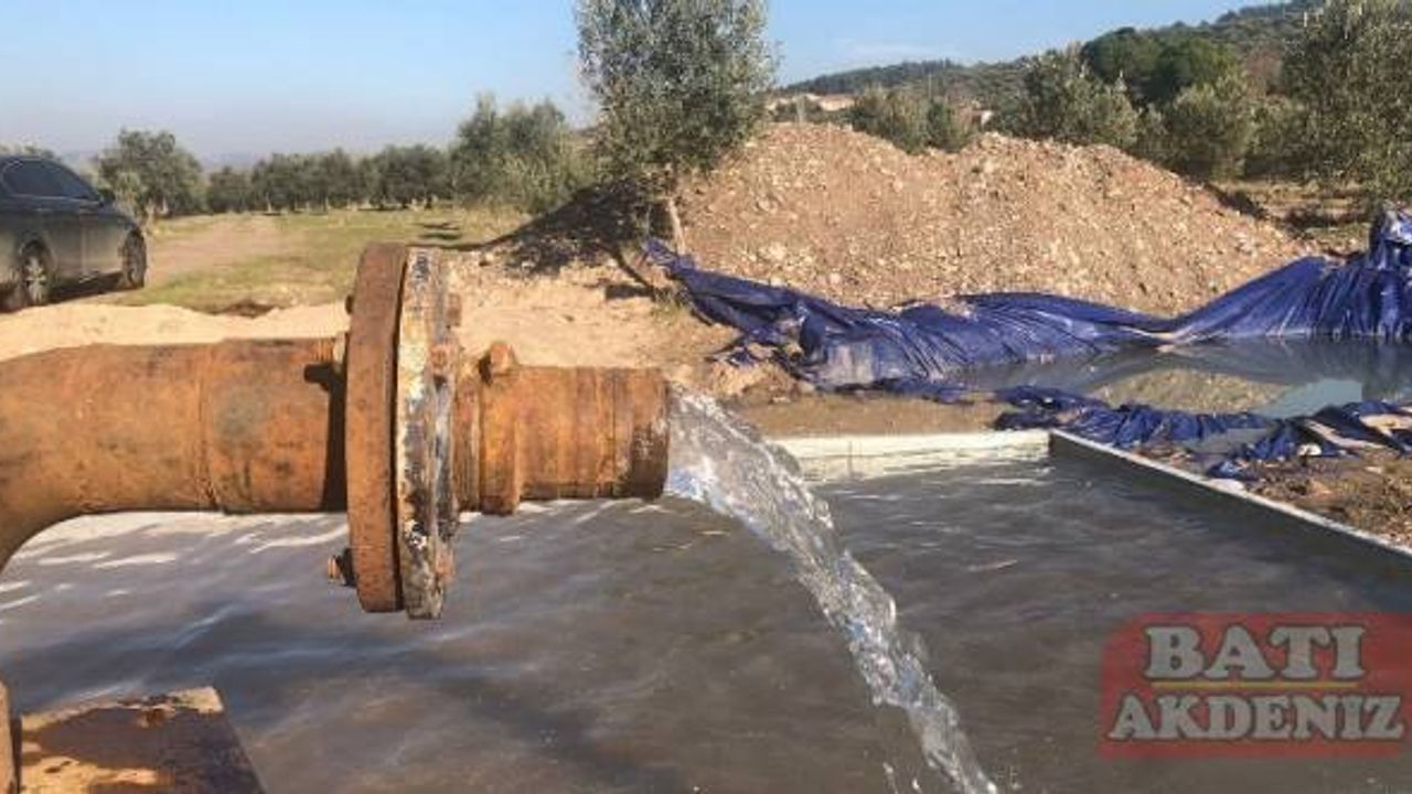 Manisa Akhisar'da 'verimli su'yun sonucu bekleniyor