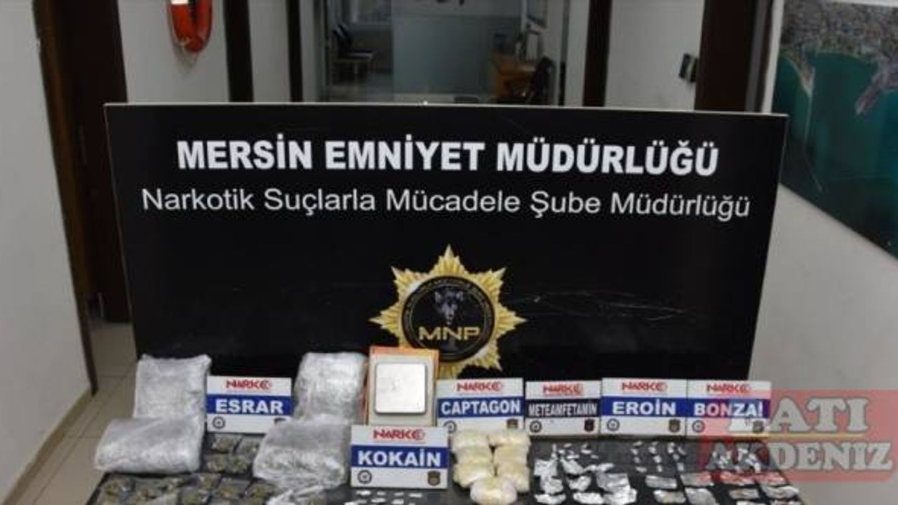Mersin'deki "Kökünü Kurutma Operasyonu"nda yakalanan 97 şüpheli tutuklandı