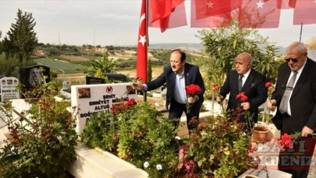 Şehit Emniyet Müdürü Altuğ Verdi mezarı başında anıldı