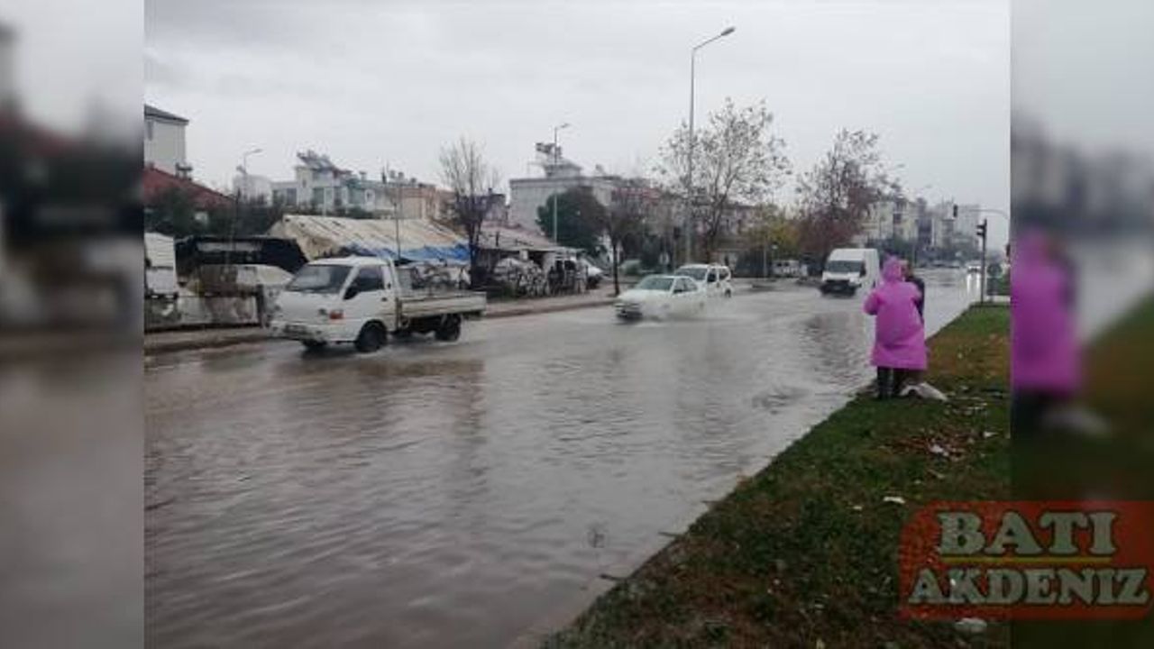 Antalya'nın batı kesimi için kuvvetli yağış uyarısı