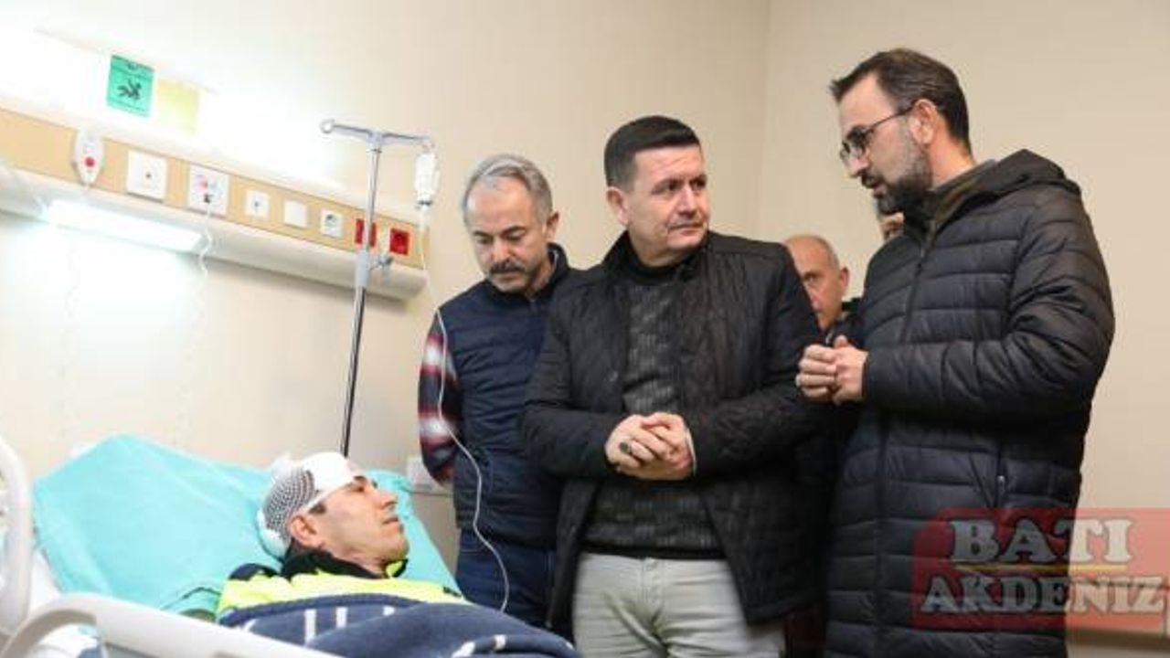 Burdur'da dur ihtarına uymayan sürücü, aracıyla çarptığı polisi yaraladı