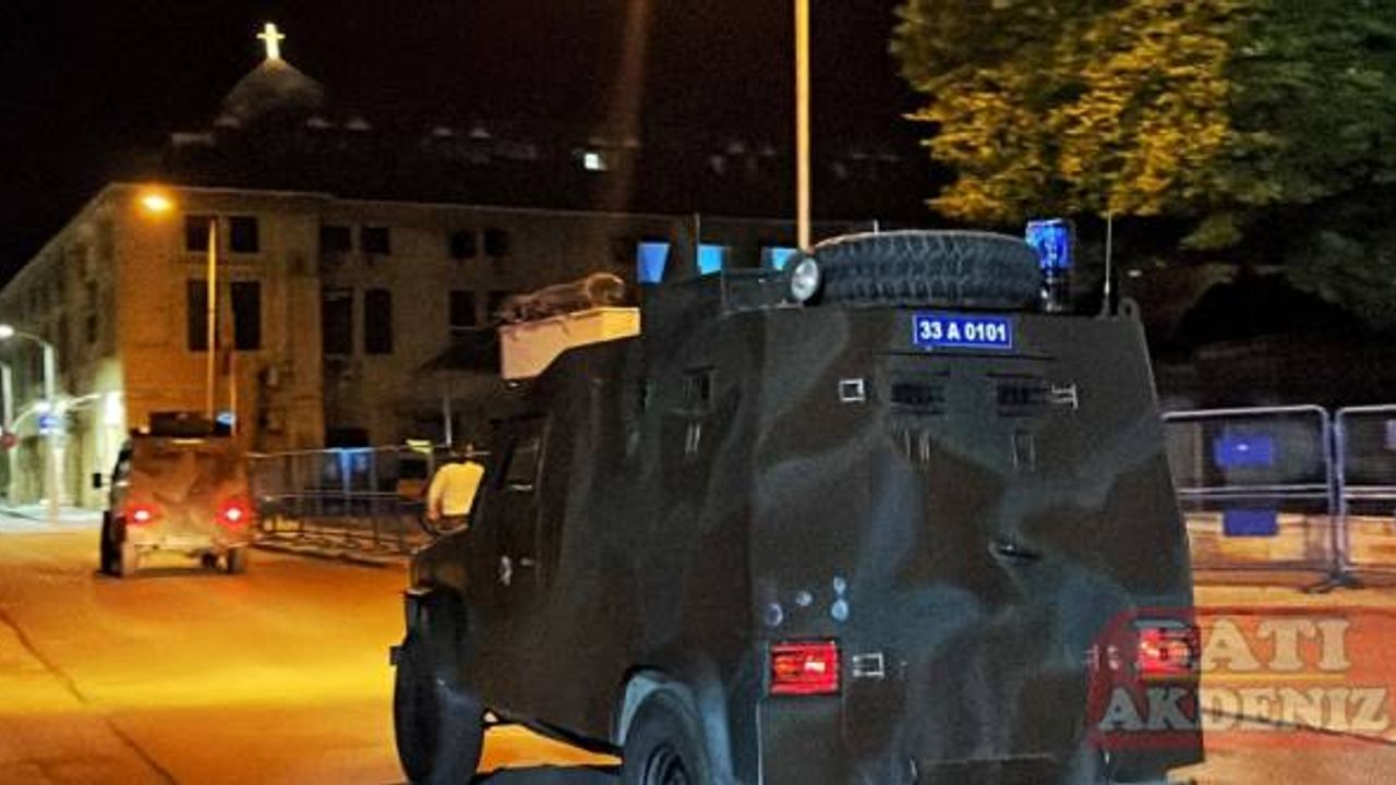 Mersin'de yağma ve silah kaçakçılığına yönelik operasyon başlatıldı