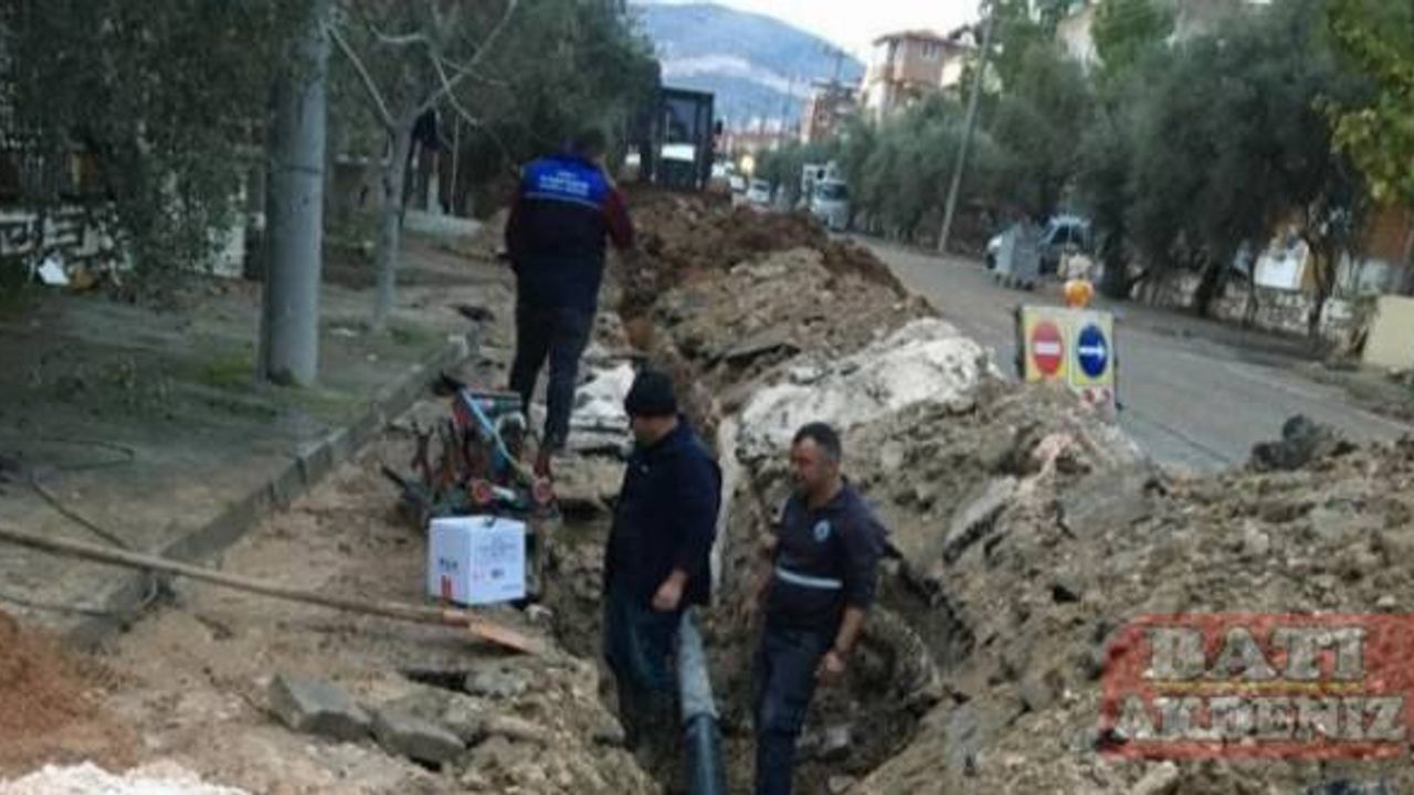 Muğla Yatağan’da içme suyu çalışmaları sürüyor