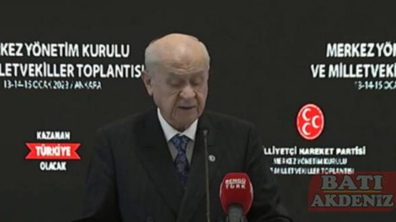 Seçim startını veren Bahçeli: Milim de olsa taviz vermeyiz