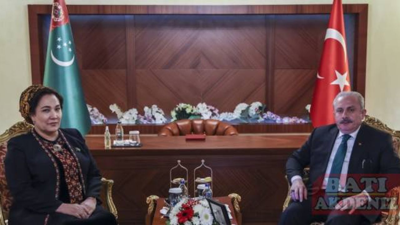 TBMM Başkanı Şentop, Türkmenistan Milli Konseyi Meclis Başkanı Mammedova ile görüştü: