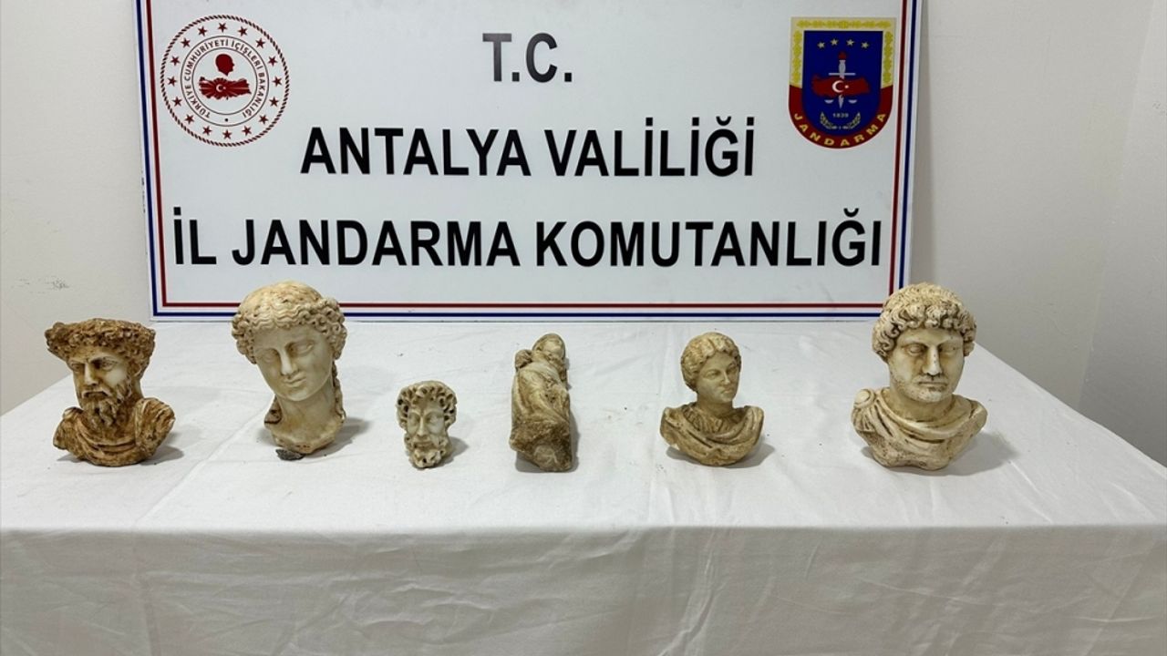 Manavgat'ta tarihi eser operasyonunda 4 şüpheli gözaltına alındı