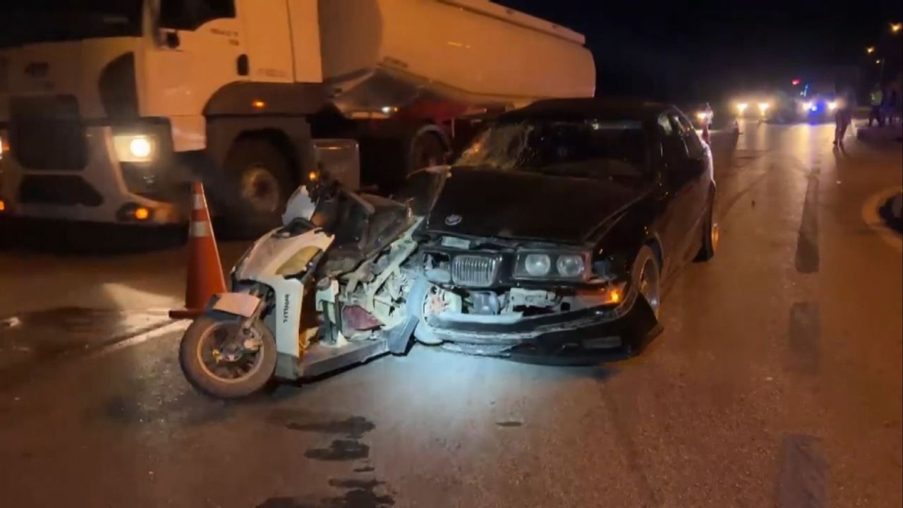 Burdur'da otomobilin çarptığı elektrikli motosikletin sürücüsü öldü