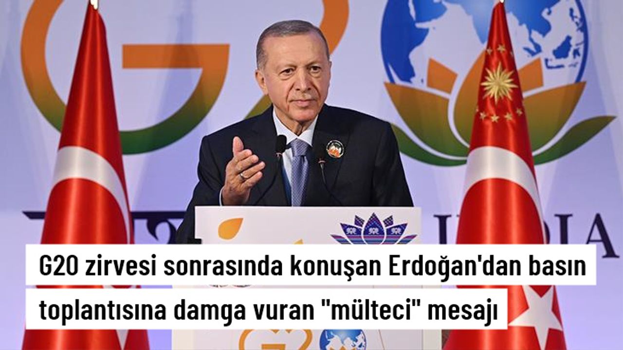 Son dakika! Erdoğan'dan G20 sonrası "mülteci" mesajı: güne damga vurdu