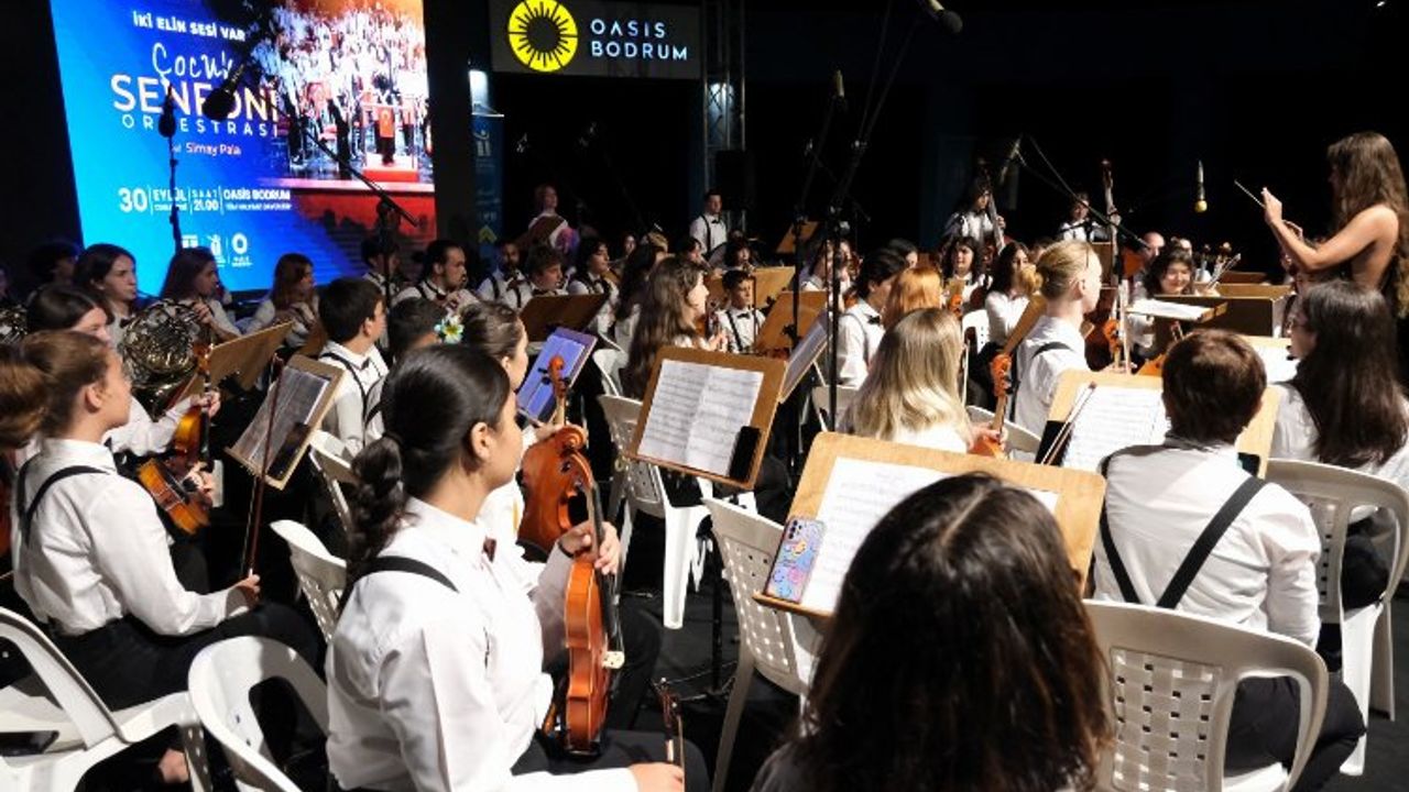 Çocuk Senfoni Orkestrası'ndan Bodrum çıkarması