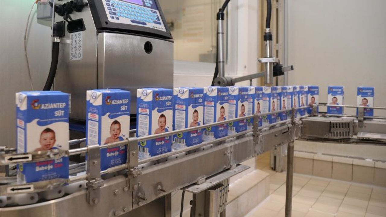 Gaziantep'ten anne adaylarına 5 milyon litre süt