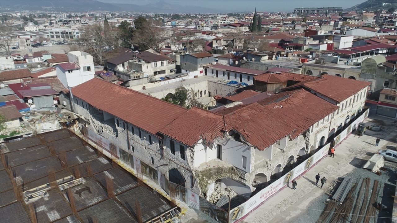 6 ŞUBAT DEPREMLERİNİN BİRİNCİ YILI - Hatay'da depremlerin ardından restorasyonuna başlanan vakıf eser sayısı 45'e yükseldi