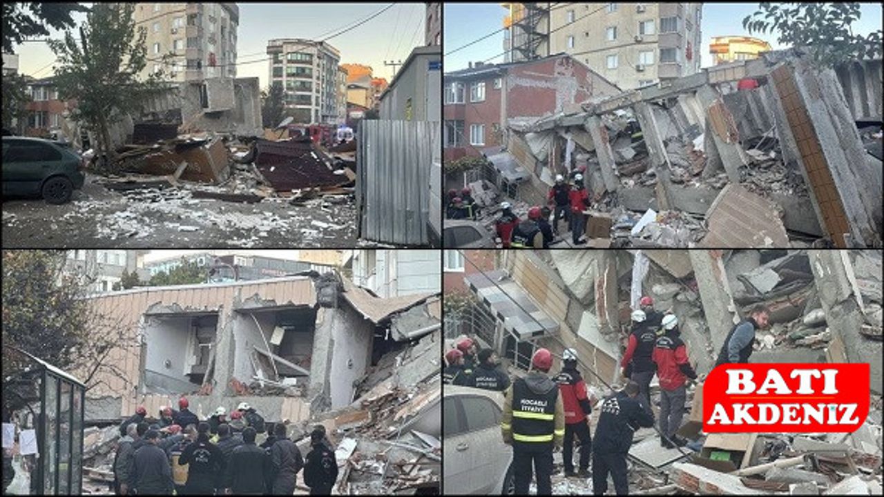 6 Katlı Apartman Çöktü: Kurtarma Çalışmaları Sürüyor