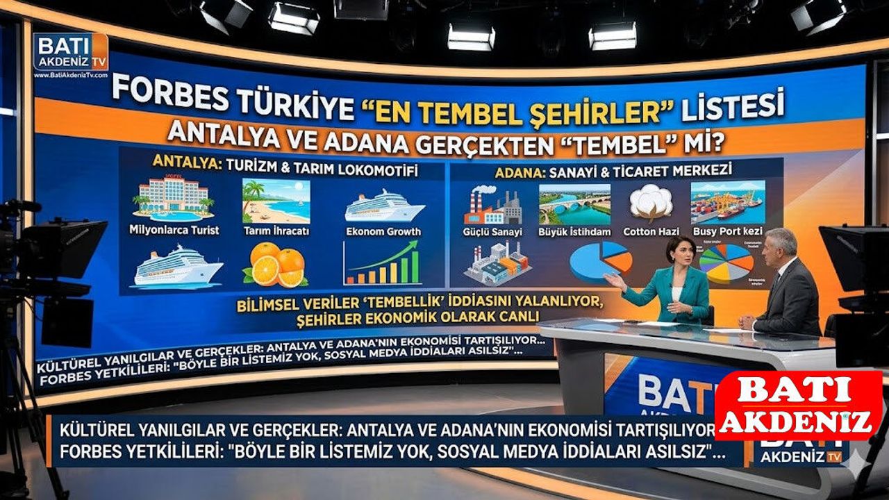 Forbes Türkiye "En Tembel Şehirler" Listesi Antalya ve Adana Gerçekten "Tembel" mi?