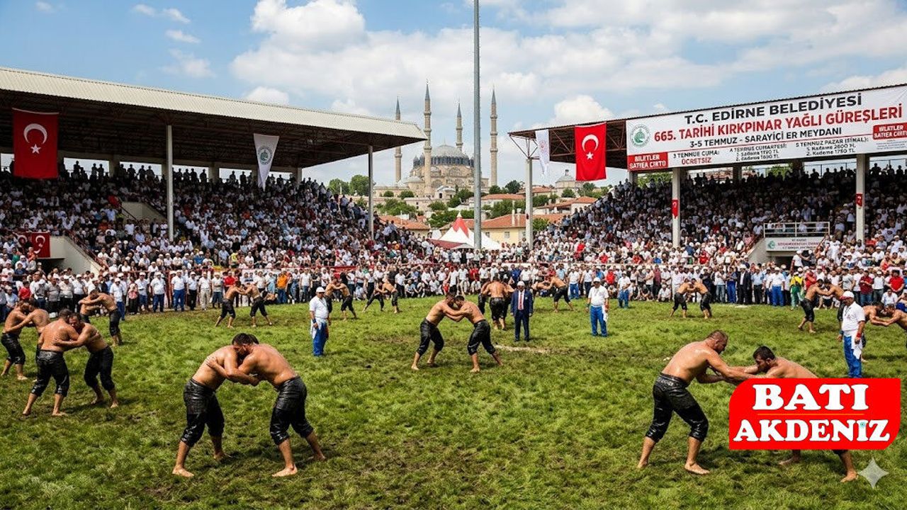 665. Tarihi Kırkpınar Yağlı Güreşleri Biletleri Sa