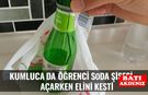 Kumluca’da Öğrenci Soda Şişesi Açarken Elini Kesti