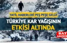 Peş Peşe Kar Tatili Kararları! 5 İlde Eğitime Ara Verildi