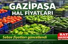 Gazipaşa Halinde Sebze Fiyatları Güncellendi