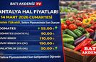 Antalya Hal Fiyatları 14 Mart 2026 Cumartesi: Domates Yükseldi, Sebze Piyasasında Son Durum