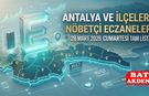 Antalya Nöbetçi Eczaneler: 28 Mart 2026 Cumartesi İlçe İlçe Tam Liste