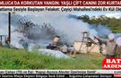 Kumluca’da Korkutan Yangın: Yaşlı Çift Canını Zor Kurtardı!