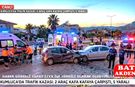 Kumluca'da Feci Trafik Kazası: 2 Araç Kafa Kafaya Çarpıştı, 5 Yaralı!