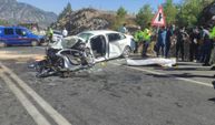 Antalya’da feci kaza: 2 ölü, 5 yaralı