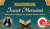 Kumluca’da Hafızlık İcazet Töreni Büyük Bir Coşkuyla Gerçekleştirildi
